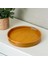 35CM Yuvarlak Bambu Servis Tepsisi, Ahşap Yuvarlak Tepsi, Bambu Tepsi (35CM*35.CM*6CM) 1