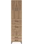 Arges Dolap 4 Raflı 4 Çekmeceli 4 Kapaklı 60X30X243 Çam-Çam 1