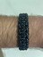 Siyah Üstü Beyaz Noktalı Paracord Bileklik 4