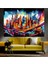 Şehir Manzaralı Sanatsal Dekoratif Duvar Tablo (70X100 Cm) 1