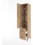 Hyperion Dolap 4 Raflı 2 Çekmeceli Tek Kapaklı 44X44X221 Çam-Çam 4