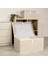 Kapısı Çok Amaçlı Düzenleyici Kapaklı Sandık Tipi Kutu Hurç Organizer (50 x 40 x 30, ) 1