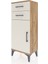 Arges Komodin Tek Raflı 2 Çekmeceli Tek Kapaklı 44X30X106 Çam-Aytaşı 3