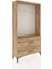 Arges Dolap Tek Raflı 2 Çekmeceli Tek Askılı 88X30X163 Çam-Çam 2