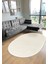 Vl Oval Comfort Peluş Yolluk Ekru, Düz Saçaklı, Rahat ve Şık Tasarım 2