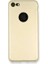 ESLIFETECH26AKSESUAR Iphone 7 Uyumlu Silikon Arka Koruma Kılıf-Gold(Altın) 1