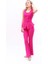 Aller Yelek & Ispanyol Paça Pantolon Takım-Fuşya 2
