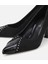 01AYH314810A100 KADIN Süet Siyah Taşlı Ince Topuklu Stiletto 3