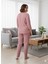 Kadın Pembe Pumpkin Pijama Takımı 3