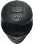 Gp My Helmet MKS001-MG Yarış Spoiler Güneş Vizörlü Şeffaf Full Face Motosiklet Kaskı Xxl 2