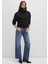 Kadın Yarım Fermuarlı Sweatshırt Siyah 1S10434-900 2