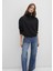 Kadın Yarım Fermuarlı Sweatshırt Siyah 1S10434-900 3
