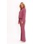 Boydan Düğmeli Mini Ceket & Ispanyol Paça Pantolon Takım-Rose 5