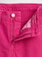 Kız Çocuk Pembe High Rise Stride Wide-Leg Ankle Jean Pantolon 2