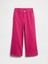 Kız Çocuk Pembe High Rise Stride Wide-Leg Ankle Jean Pantolon 5