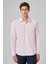 Erkek Pembe Slim Fit Sert Yaka Gömlek 2