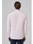 Erkek Pembe Slim Fit Sert Yaka Gömlek 4