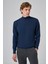 Erkek Indigo Basic Yarım Balıkçı Yaka Dynamic Fit Rahat Kesim Triko 3