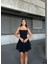 Ip Askılı Prenses Model Elbise Siyah 583252 2