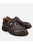 02AYH311670A480 ERKEK Deri Kahverengi Metal Tokalı Klasik Loafer 2
