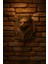 Dekoratif Bozkurt Gold Hediyelik Ofis Ev Dekoru 20 x 20 cm 5