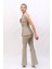Abiye Yelek & Ispanyol Paça Pantolon Takım-Bambu 4