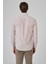 Erkek Vizon Slim Fit Düğmeli Yaka Gömlek 4