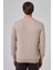Erkek Bej Basic Bisiklet Yaka Dynamic Fit Rahat Kesim Triko 5