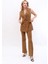 Blazer Yelek & Ispanyol Paça Pantolon-Camel 3