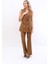 Blazer Yelek & Ispanyol Paça Pantolon-Camel 5