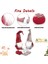 Gnome Yılbaşı Süsü Yılbaşı Figürü Şans Cücesi Yıl Başı Noel Baba 35CM Uzun Şapkalı Gnome 2
