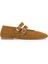, Kadın Hakiki Deri Babet 153111Z4083 Camel 1