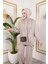 Modal Kumaş Bej Oversize Ikili Takım 2