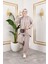 Modal Kumaş Bej Oversize Ikili Takım 4