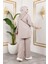 Modal Kumaş Bej Oversize Ikili Takım 5