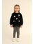 Kız Çocuk 2 Iplik Kalpli Tüllü Trend Sweatshirt - 525035 1