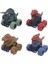 Sürtmeli Dinazor Arabalar 4'lü - cm - Triceratops &amp; Stegosaurus &amp; Triceratops &amp; Parasaurolophus 1