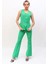 Aller Yelek & Ispanyol Paça Pantolon Takım-Yeşil 4