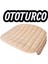 Soft -Sıvı Geçirmez,ergonomik,terletmez Ototurco Oto Koltuk Kılıfı-Minderi(3parça Oturak)Bej 5