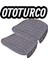 Soft -Sıvı Geçirmez,ergonomik,terletmez Ototurco Oto Koltuk Kılıfı-Minderi(3parça Oturak)Gri 2