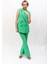 Blazer Yelek & Ispanyol Paça Pantolon-Yeşil 1