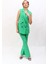 Blazer Yelek & Ispanyol Paça Pantolon-Yeşil 4