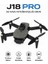 J18 Pro Katlanabilir Akıllı Drone Hd Kameralı, 360° Engel Algılama,taşıma Çanta Hediyeli 1