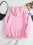 Kadın Baskılı Sweatshırt Kapüşonlu Oversize 3 Iplik Pamuklu 2