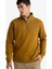 Regular Fit Yarım Balıkçı Yaka Fermuarlı Kalın Sweatshirt F4136AX25AU 1