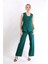 Aller Yelek & Bol Paça Pantolon Takım-Zümrüt 5