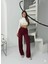 Fitilli Şardonlu Pantolon Bordo 3