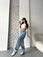 Baggy Kar Yıkama Orta Mavi Jeans Pantolon 4
