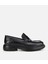02AYH311880A100 ERKEK Deri Siyah Yumuşak Dokulu Klasik Loafer 1