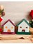 ,yılbaşı 2li Ev Mumluk, Beton Mumluk Seti, Dekoratif Ev, Tütsülük, Yılbaşı Hediyelik6 2